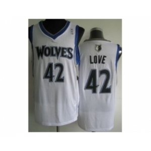 nba minnesota timberwolves #42 love white[revolution 30]