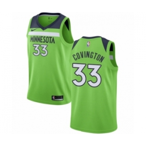 Women's Nike Minnesota Timberwolves #33 Robert Covington Swingman Green NBA Jersey Statement Edition