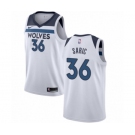 Women's Nike Minnesota Timberwolves #36 Dario Saric Swingman White NBA Jersey - Association Edition