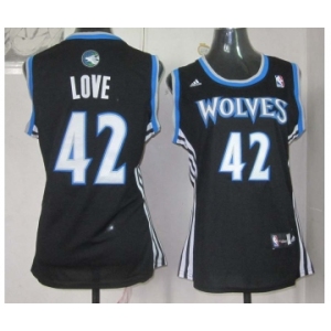 women nba jerseys minnesota timberwolves #42 love black