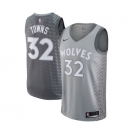 Youth Nike Minnesota Timberwolves #32 Karl-Anthony Towns Swingman Gray NBA Jersey - City Edition