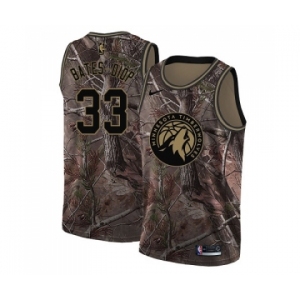 Youth Nike Minnesota Timberwolves #33 Keita Bates-Diop Swingman Camo Realtree Collection NBA Jersey