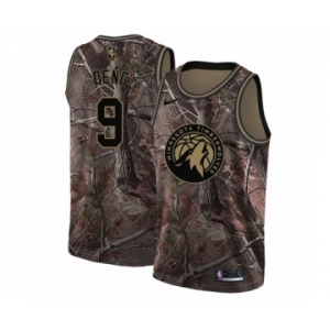 Youth Nike Minnesota Timberwolves #9 Luol Deng Swingman Camo Realtree Collection NBA Jersey