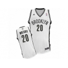 Men's Adidas Brooklyn Nets #20 Timofey Mozgov Swingman White Home NBA Jersey