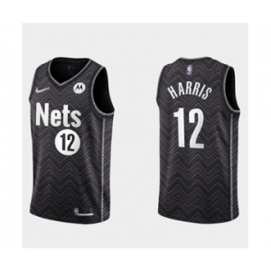 Men's Brooklyn Nets #12 Joe Harris Earned Edition Stitched Basketball Jersey