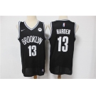 Men's Brooklyn Nets #13 Harden  Swingman Black Basketball Jersey 2021 New
