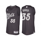 Men's Brooklyn Nets #35 Trevor Booker Black 2016 Christmas Day NBA Swingman Jersey