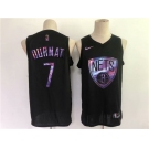 Men's Brooklyn Nets#7 Kevin Durant Swingman Black Rainbow edition Basketball Jersey