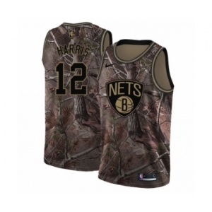 Men's Nike Brooklyn Nets #12 Joe Harris Swingman Camo Realtree Collection NBA Jersey