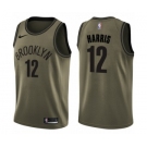 Men's Nike Brooklyn Nets #12 Joe Harris Swingman Green Salute to Service NBA Jersey