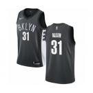 Men's Nike Brooklyn Nets #31 Jarrett Allen Swingman Gray NBA Jersey Statement Edition