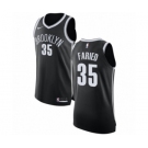 Men's Nike Brooklyn Nets #35 Kenneth Faried Authentic Black NBA Jersey - Icon Edition
