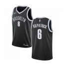 Men's Nike Brooklyn Nets #6 Sean Kilpatrick Swingman Black Road NBA Jersey - Icon Edition