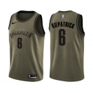 Men's Nike Brooklyn Nets #6 Sean Kilpatrick Swingman Green Salute to Service NBA Jersey