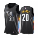 Nike Brooklyn Nets #20 Landry Shamet Black NBA Swingman 2020-21 City Edition Jersey