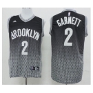 nba brooklyn nets #2 garnett black-grey[drift fashion]