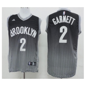 nba brooklyn nets #2 garnett black-grey[drift fashion]