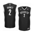 nba brooklyn nets #2 garnett black[revolution 30 swingman]