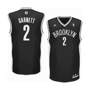 nba brooklyn nets #2 garnett black[revolution 30 swingman]