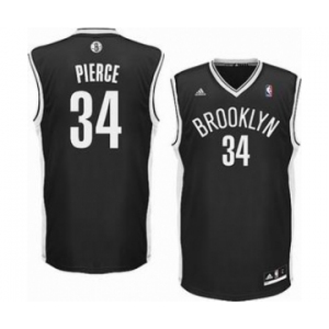 nba brooklyn nets #34 pierce black[revolution 30 swingman]