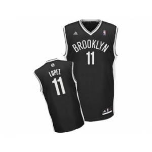 nba new jersey nets #11 brook lopez black[revolution 30 swingman]