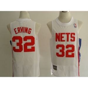 nba new jersey nets #32 julius erving white