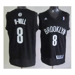 nba new jersey nets #8 d-will black[revolution 30 swingman][d-will]