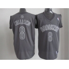 nba new jersey nets #8 williams grey[fullgrey]