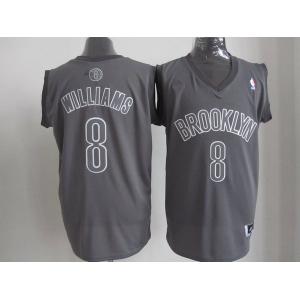 nba new jersey nets #8 williams grey[fullgrey]
