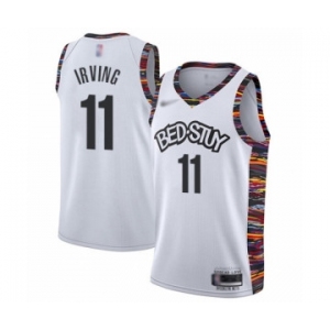 Women's Brooklyn Nets #11 Kyrie Irving Swingman White Basketball Jersey - 2019-20 City Edition