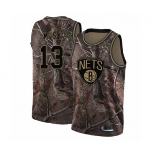 Women's Brooklyn Nets #13 Dzanan Musa Swingman Camo Realtree Collection Basketball Jersey