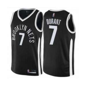 Women's Brooklyn Nets #7 Kevin Durant Swingman Black Basketball Jersey - City Edition