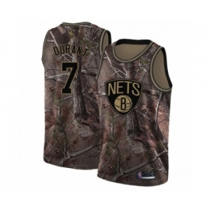 Women's Brooklyn Nets #7 Kevin Durant Swingman Camo Realtree Collection Basketball Jersey