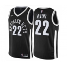 Women's Nike Brooklyn Nets #22 Caris LeVert Swingman Black NBA Jersey - City Edition