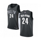 Women's Nike Brooklyn Nets #24 Rondae Hollis-Jefferson Authentic Gray NBA Jersey Statement Edition