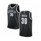Women's Nike Brooklyn Nets #30 Dzanan Musa Swingman Black NBA Jersey - Icon Edition