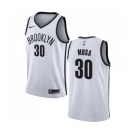 Women's Nike Brooklyn Nets #30 Dzanan Musa Swingman White NBA Jersey - Association Edition
