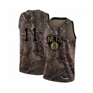 Youth Brooklyn Nets #11 Kyrie Irving Swingman Camo Realtree Collection Basketball Jersey