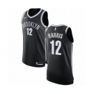 Youth Nike Brooklyn Nets #12 Joe Harris Authentic Black NBA Jersey - Icon Edition