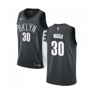 Youth Nike Brooklyn Nets #30 Dzanan Musa Swingman Gray NBA Jersey Statement Edition