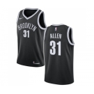 Youth Nike Brooklyn Nets #31 Jarrett Allen Swingman Black Road NBA Jersey - Icon Edition