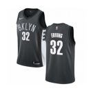 Youth Nike Brooklyn Nets #32 Julius Erving Authentic Gray NBA Jersey Statement Edition