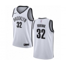 Youth Nike Brooklyn Nets #32 Julius Erving Authentic White NBA Jersey - Association Edition
