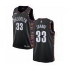 Youth Nike Brooklyn Nets #33 Allen Crabbe Swingman Black NBA Jersey - 2018-19 City Edition