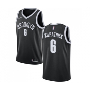 Youth Nike Brooklyn Nets #6 Sean Kilpatrick Swingman Black Road NBA Jersey - Icon Edition