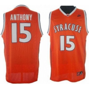 nba north carolina #15 anthony stitched orange