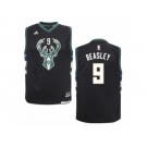 Men's Adidas Milwaukee Bucks #9 Michael Beasley Swingman Black Alternate NBA Jersey