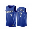 Men's Milwaukee Bucks #7 Ersan Ilyasova Navy City Edition New Uniform 2020-21 Stitched Basketball Jersey