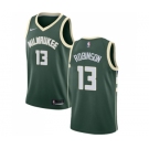 Men's Nike Milwaukee Bucks #13 Glenn Robinson Swingman Green Road NBA Jersey - Icon Edition