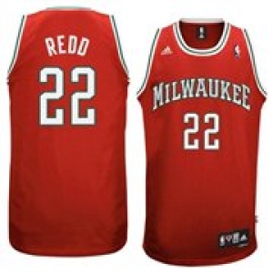 nba milwaukee bucks #22 redd red[swingman